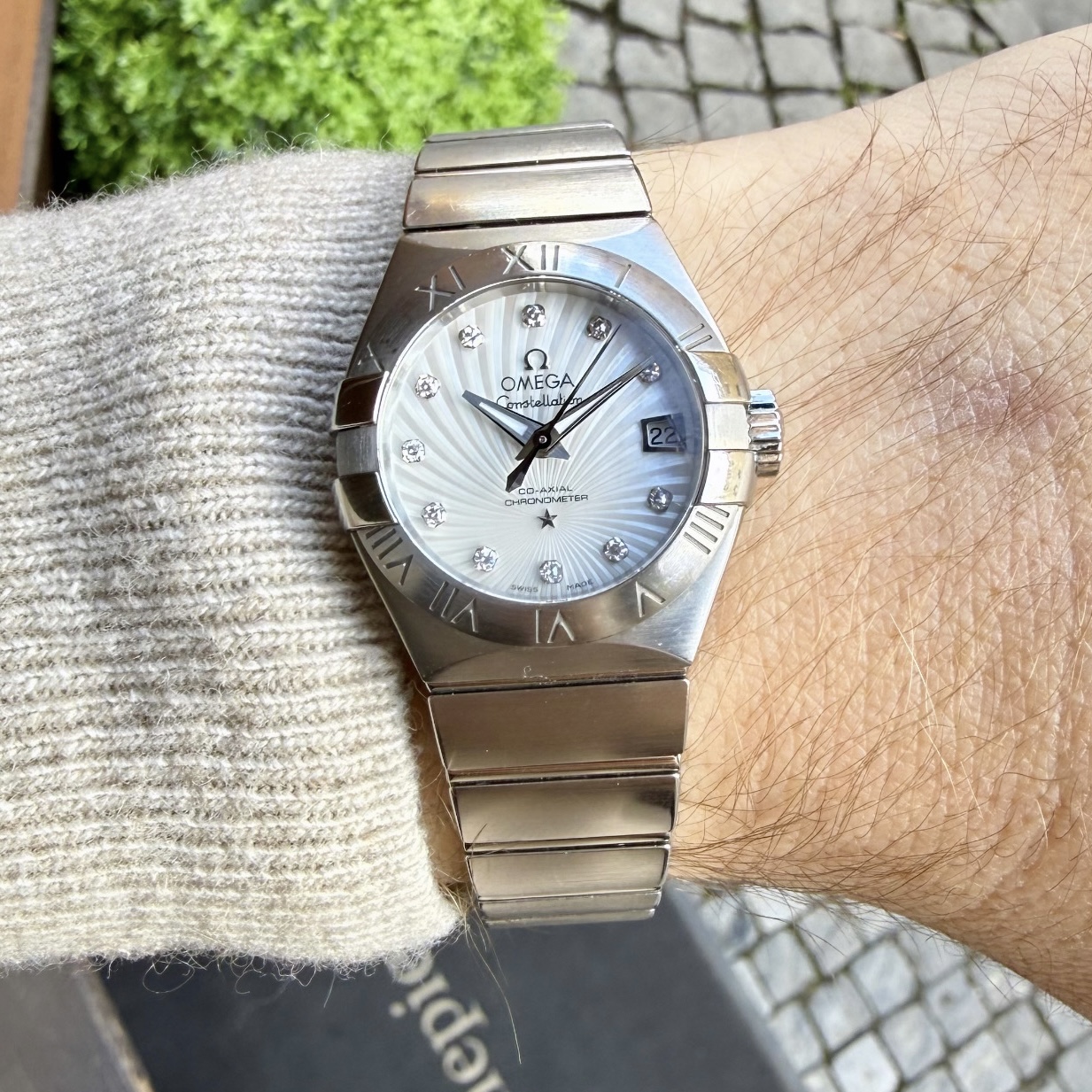 Omega Constellation Ladies Automatic M.O.P Dial
