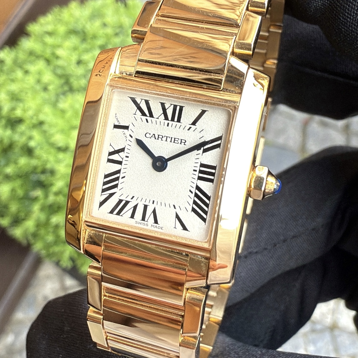 Cartier Tank Française 18k Yellow Gold