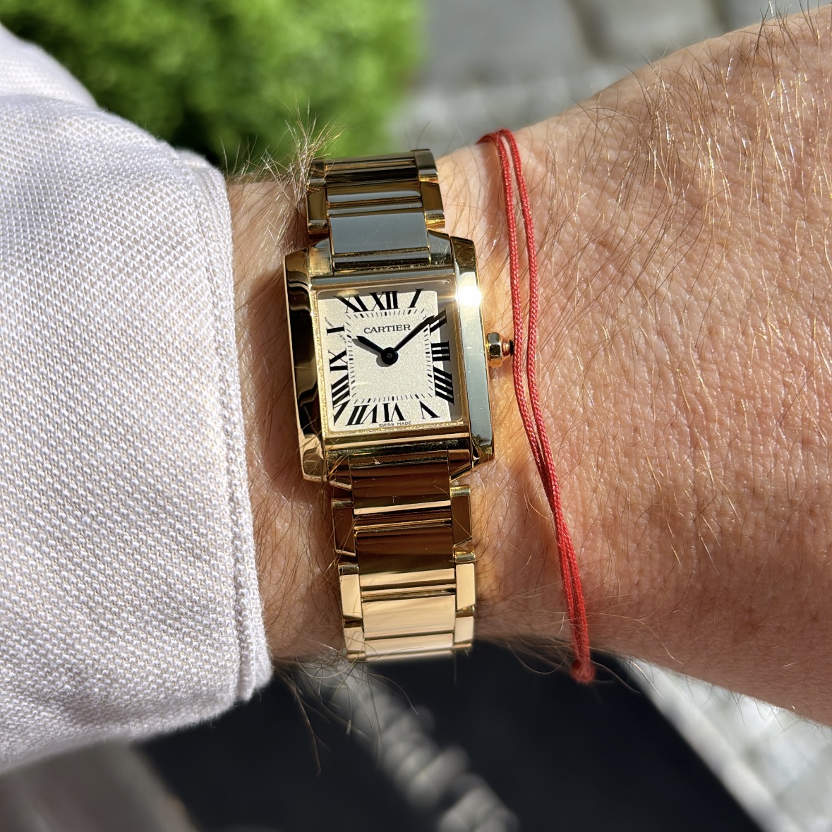 Cartier Tank Française 18k Yellow Gold