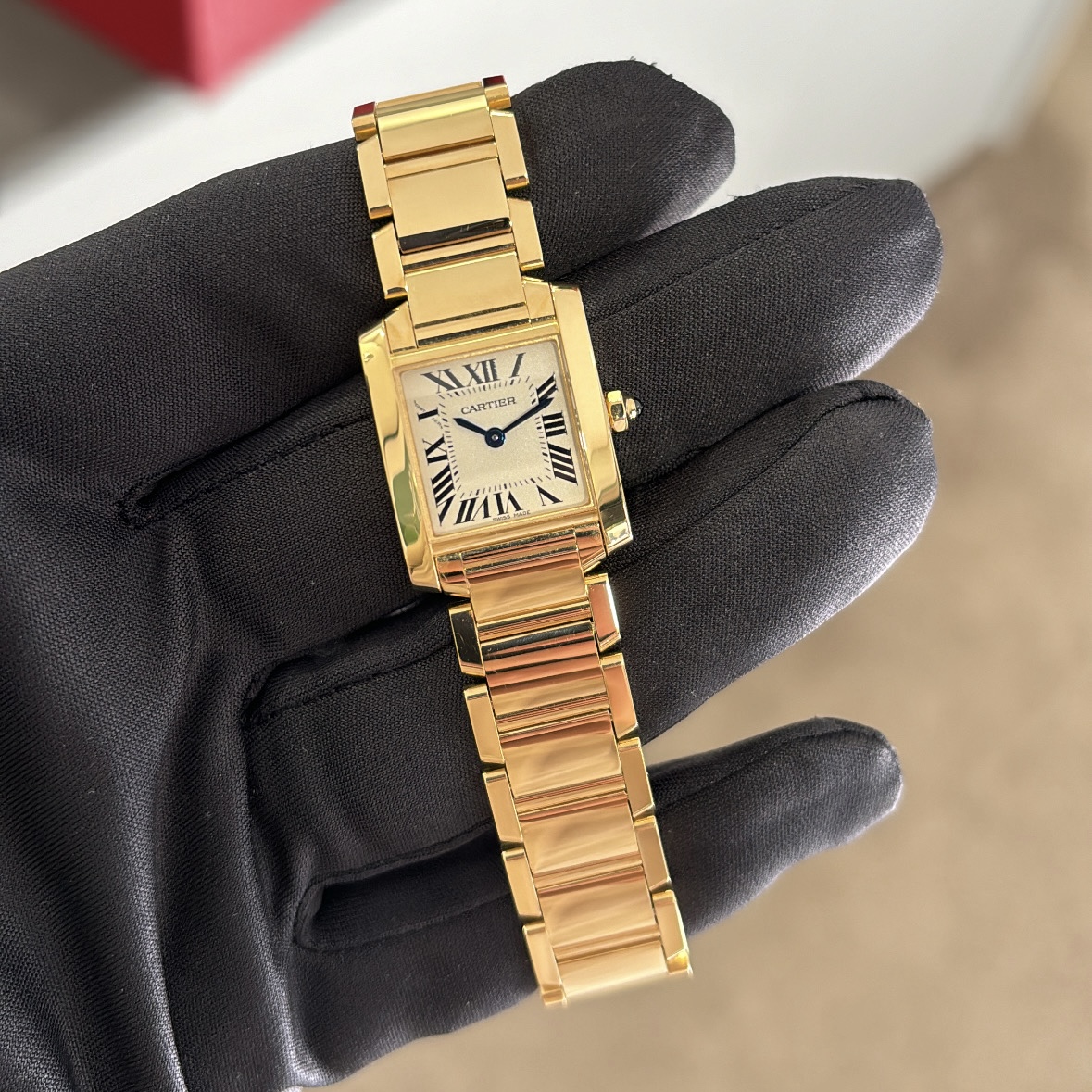 Cartier Tank Française 18k Yellow Gold