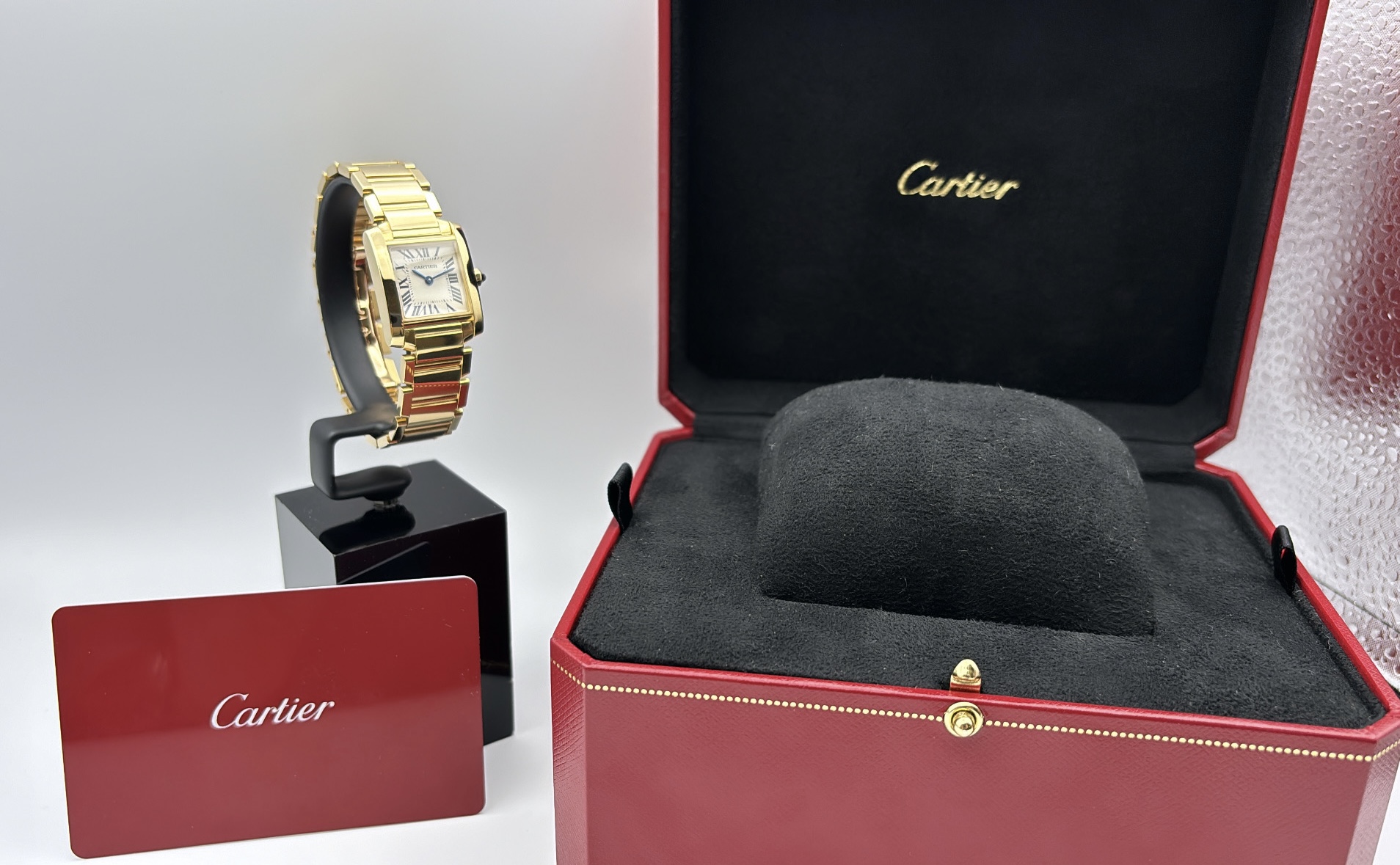 Cartier Tank Française 18k Yellow Gold