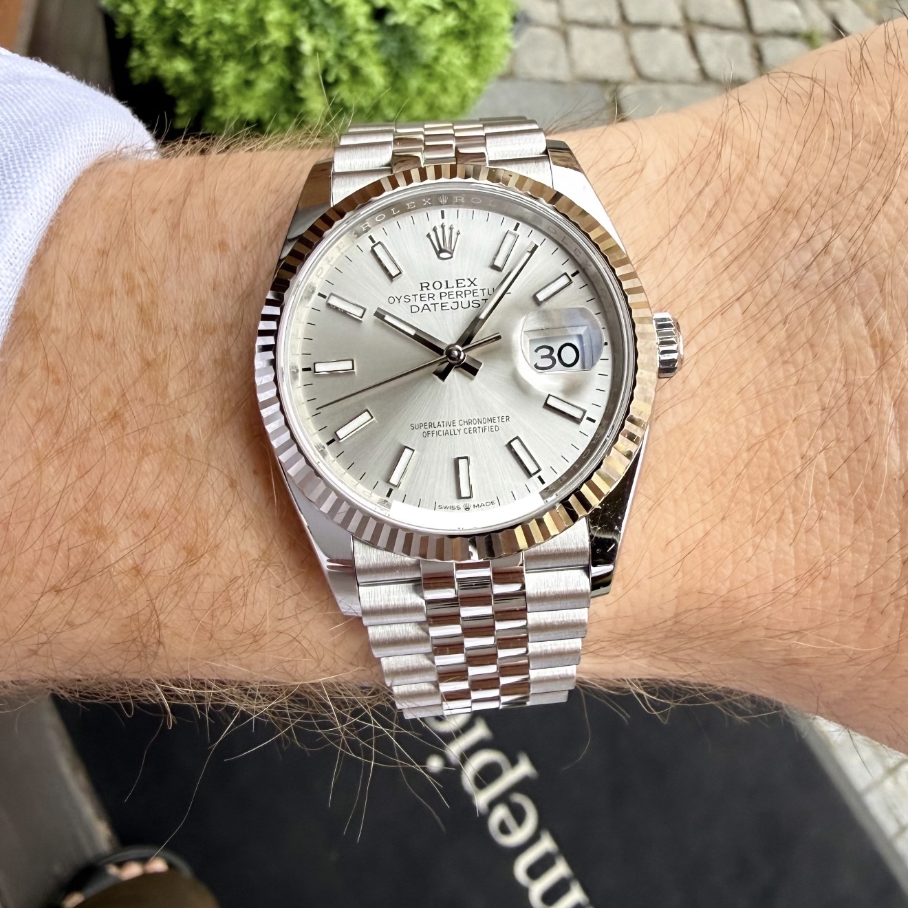 Rolex Datejust 36 Silver Dial Jubilee