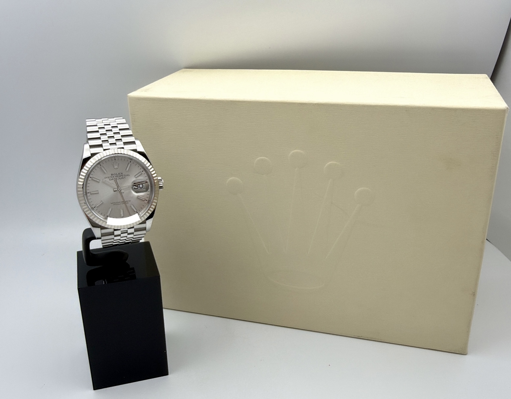 Rolex Datejust 36 Silver Dial Jubilee