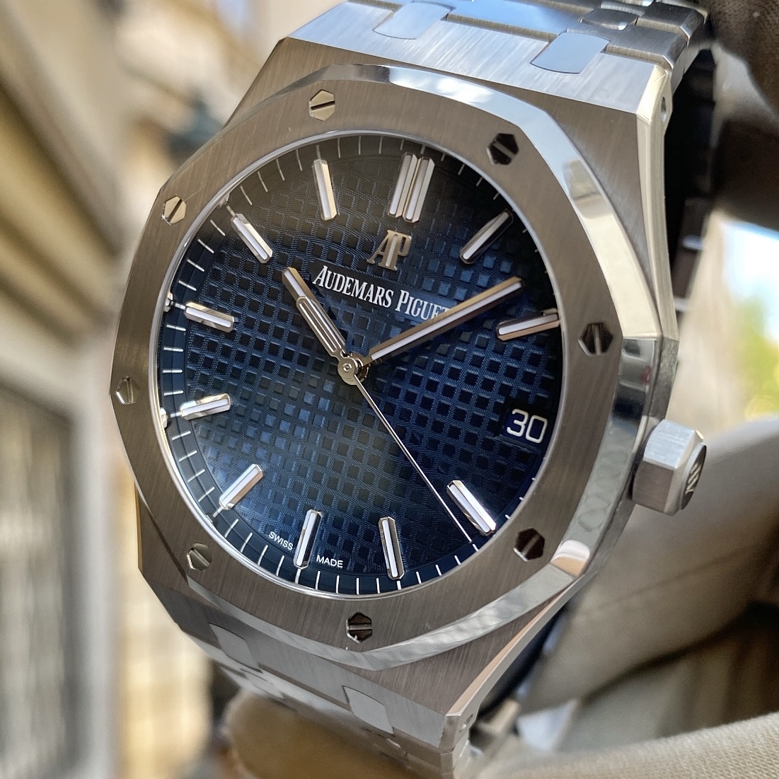 Audemars Piguet Royal Oak Blue Dial - 15500ST.OO.1220ST.01