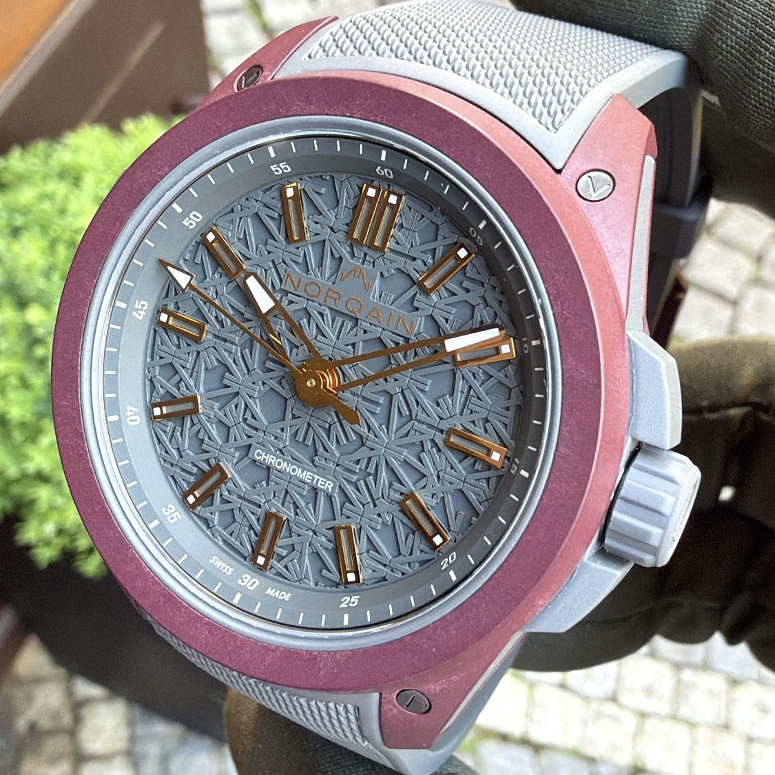 Norqain Independence Wild One Burgundy 42mm