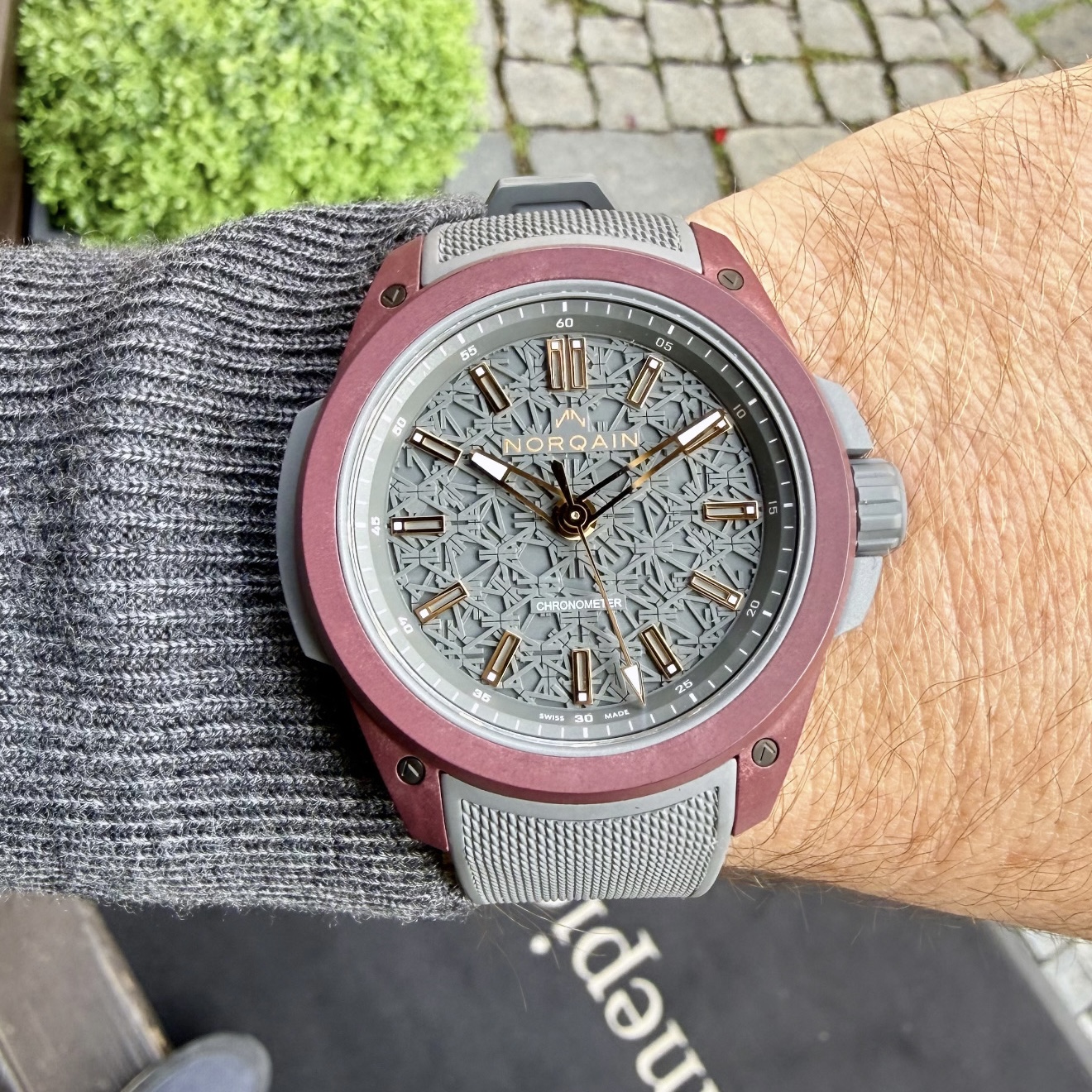 Norqain Independence Wild One Burgundy 42mm