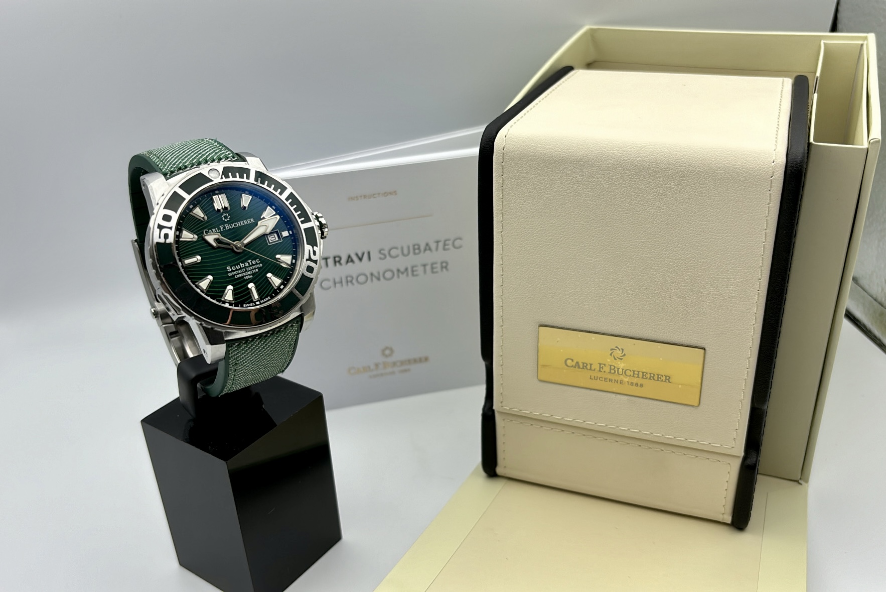 Carl F. Bucherer Patravi ScubaTec Verde - 00.10632.23.93.01