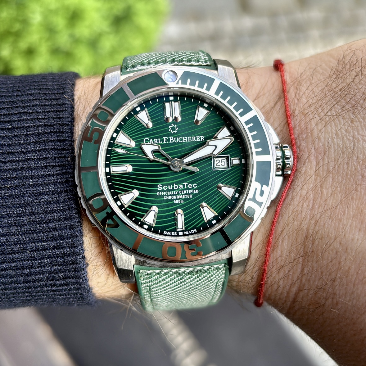 Carl F. Bucherer Patravi ScubaTec Verde - 00.10632.23.93.01