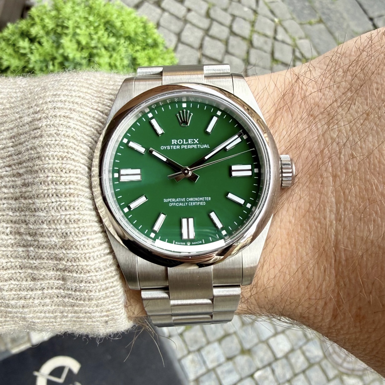 Rolex Oyster Perpetual 41 Green