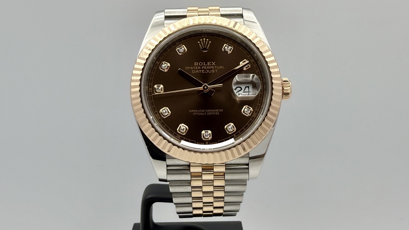 Rolex Datejust 41 Chocolate Diamond Dial