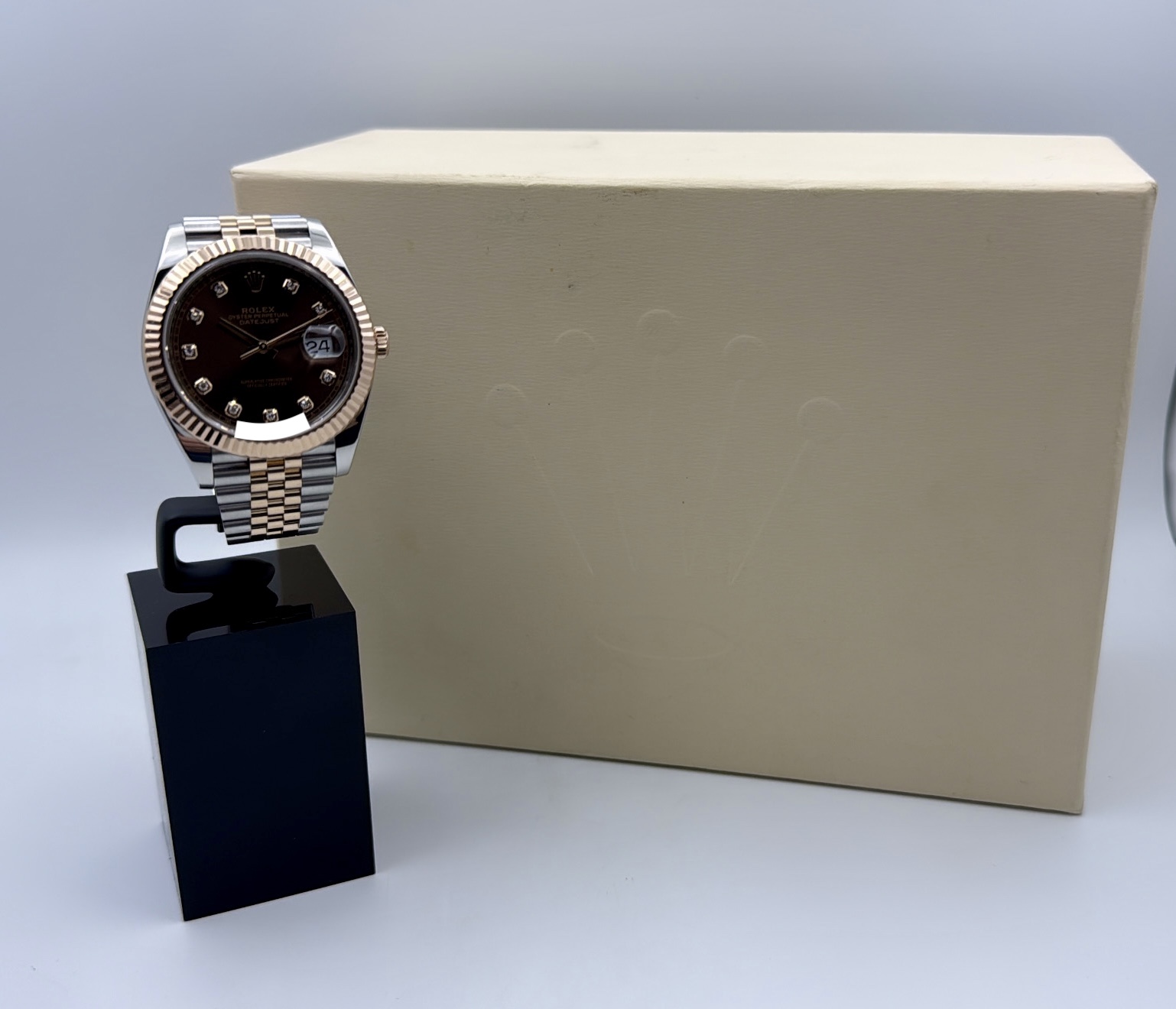 Rolex Datejust 41 Chocolate Diamond Dial
