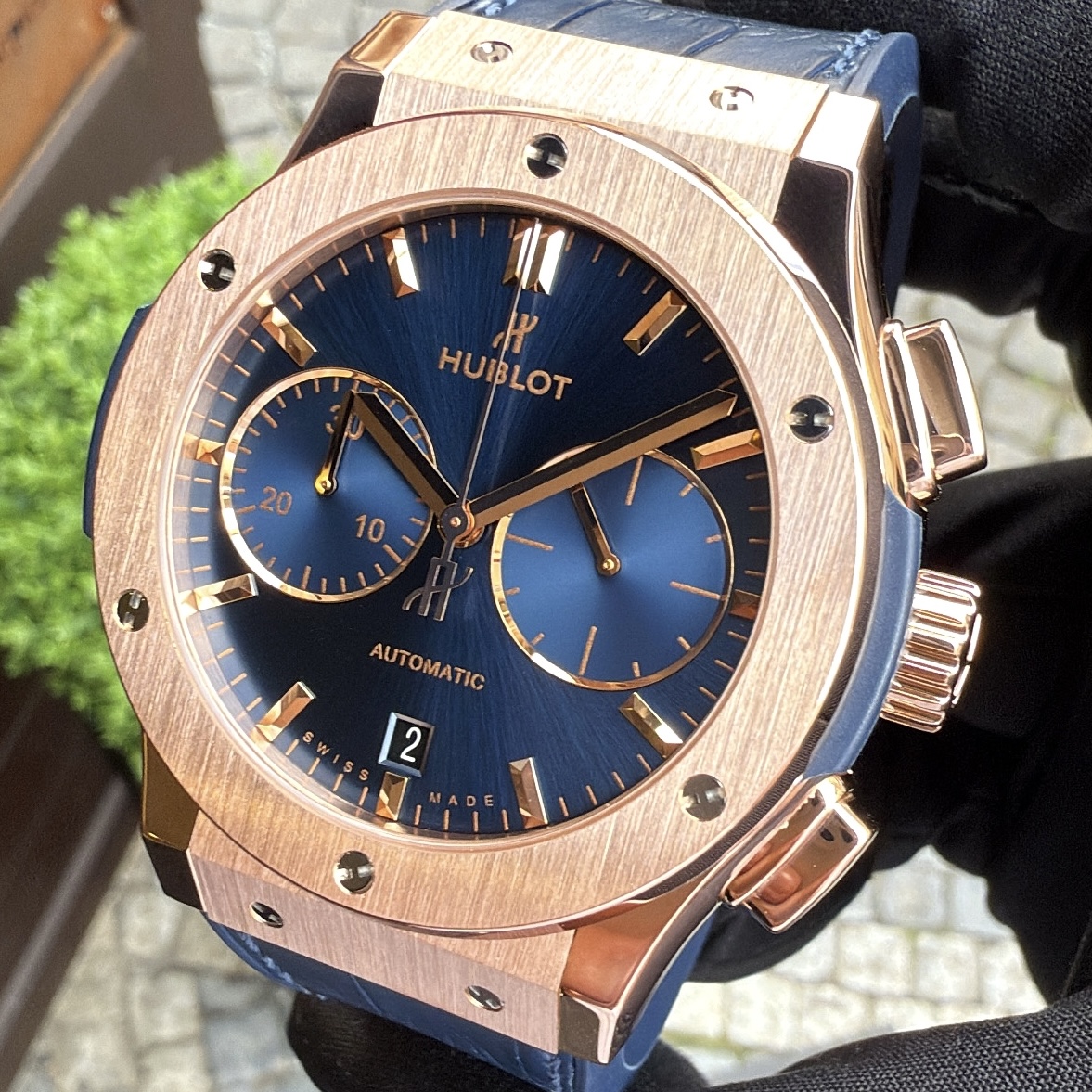 Hublot Classic Fusion Blue Chronograph 45mm