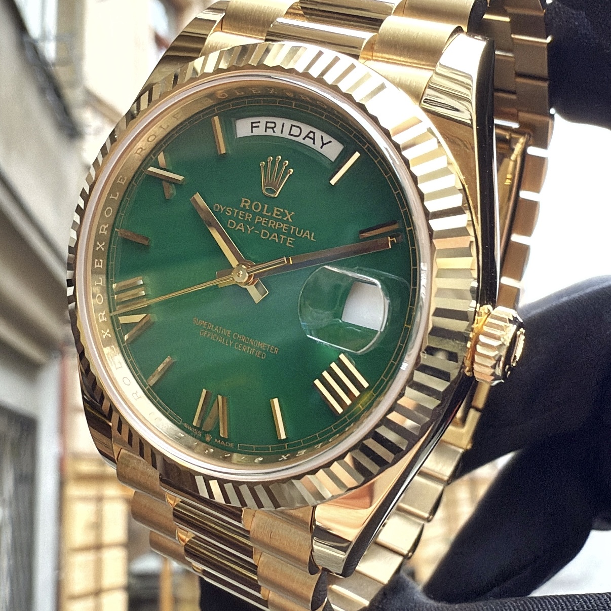 Rolex Day-Date 40 Green Dial