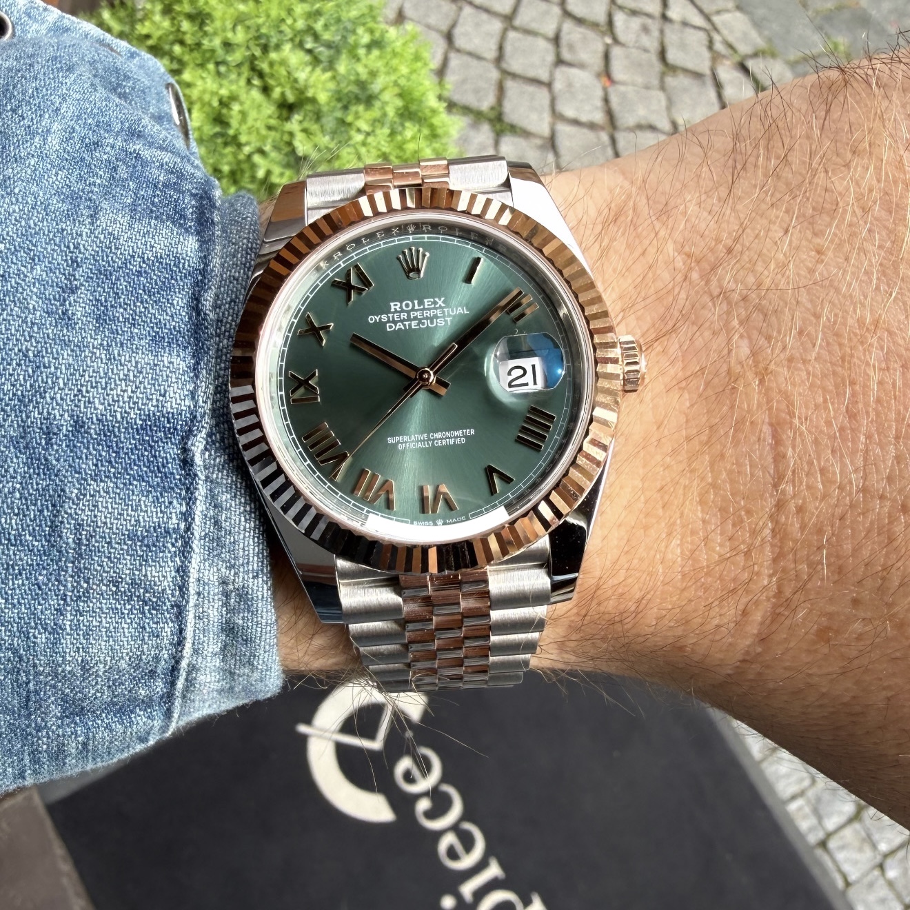Rolex Datejust 41 Mint Green