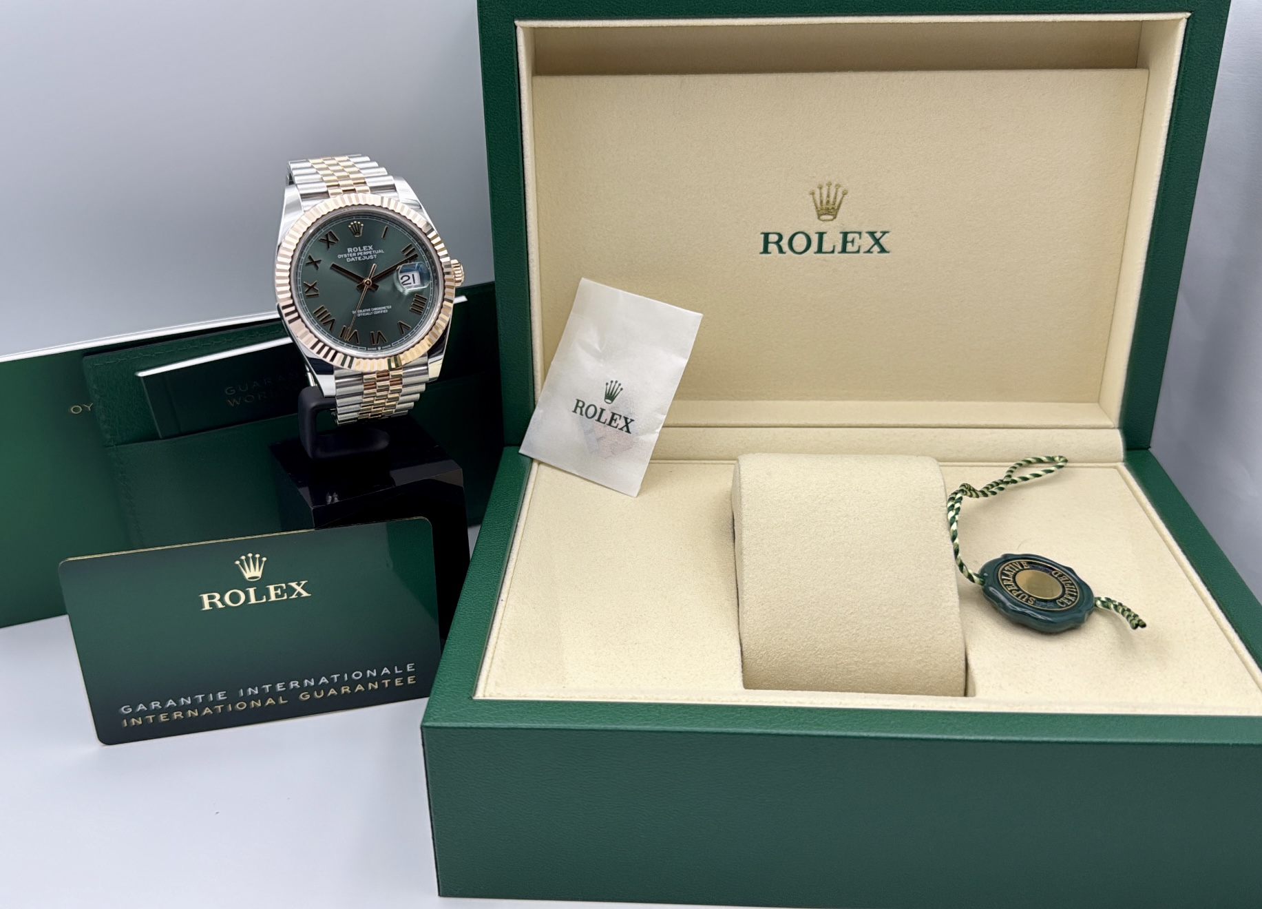 Rolex Datejust 41 Mint Green