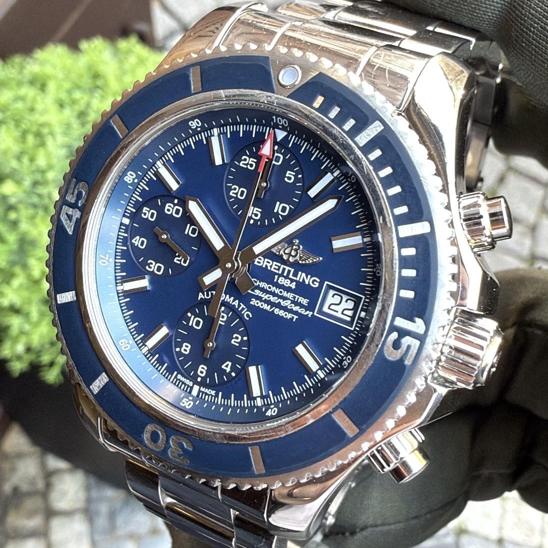 Breitling Superocean Chronograph 42 Blue
