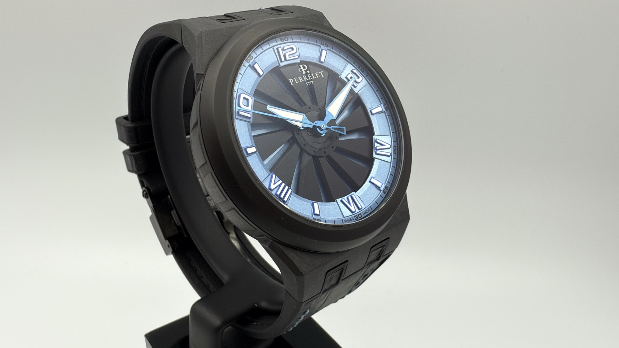 Perrelet Turbine Carbon Ice Blue