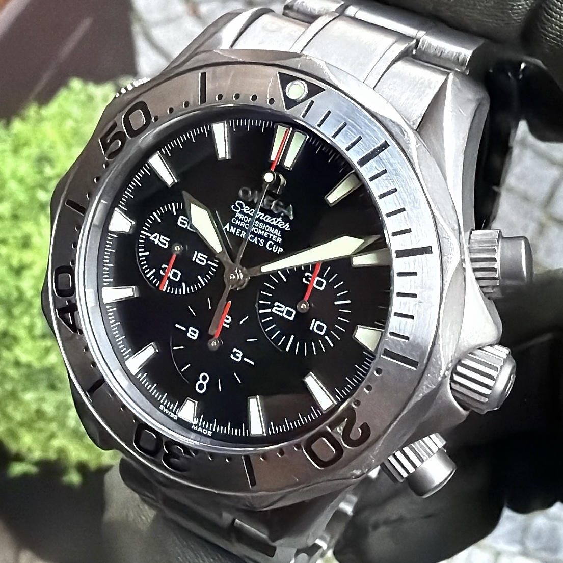 Omega Seamaster Diver 300M America's Cup Titanium