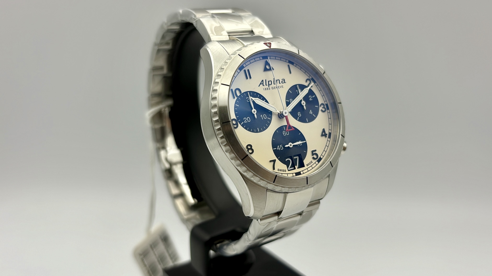 Alpina Startimer Pilot Chronograph Big Date Montre - AL-372WB4S26B