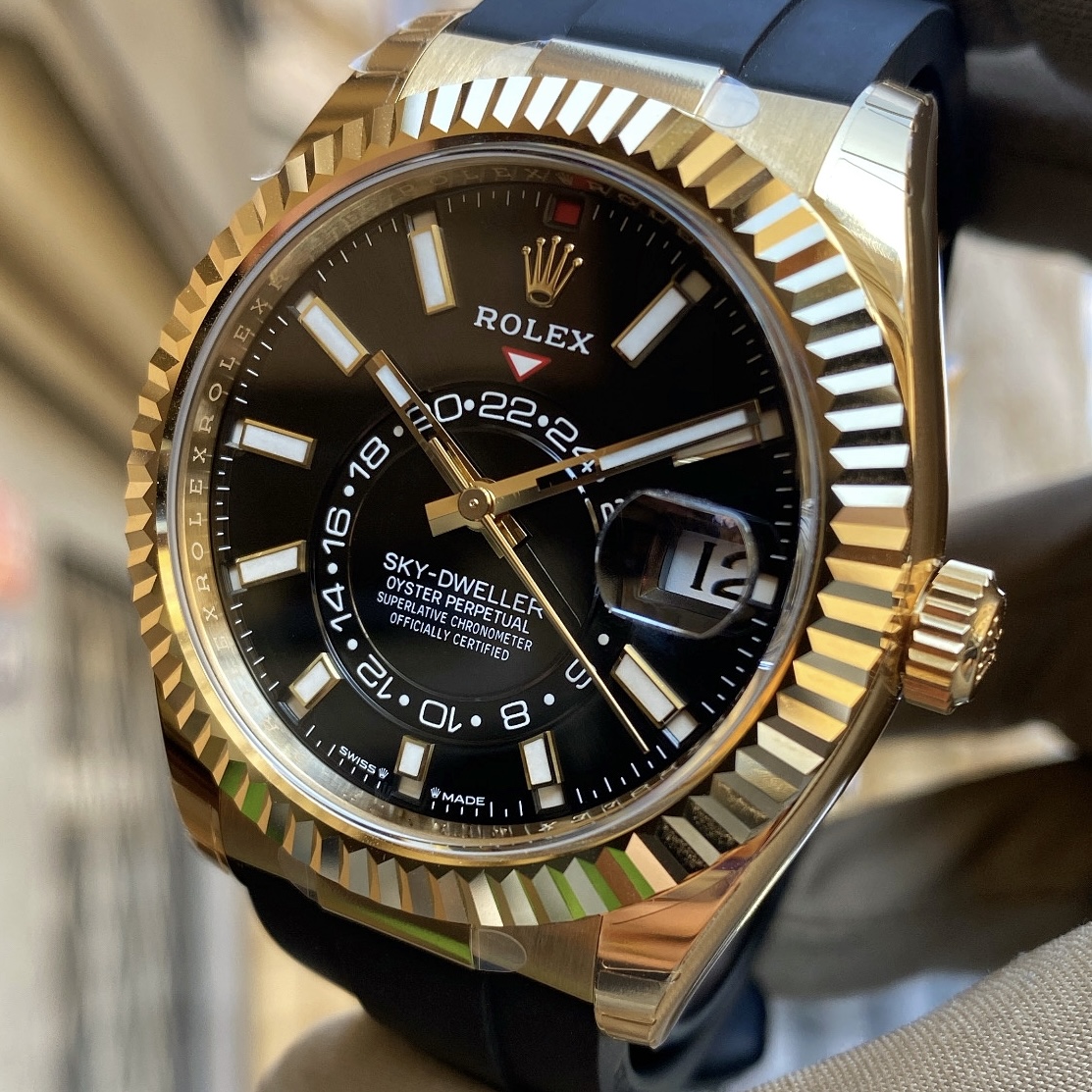 Rolex Sky-Dweller 18k Yellow Gold