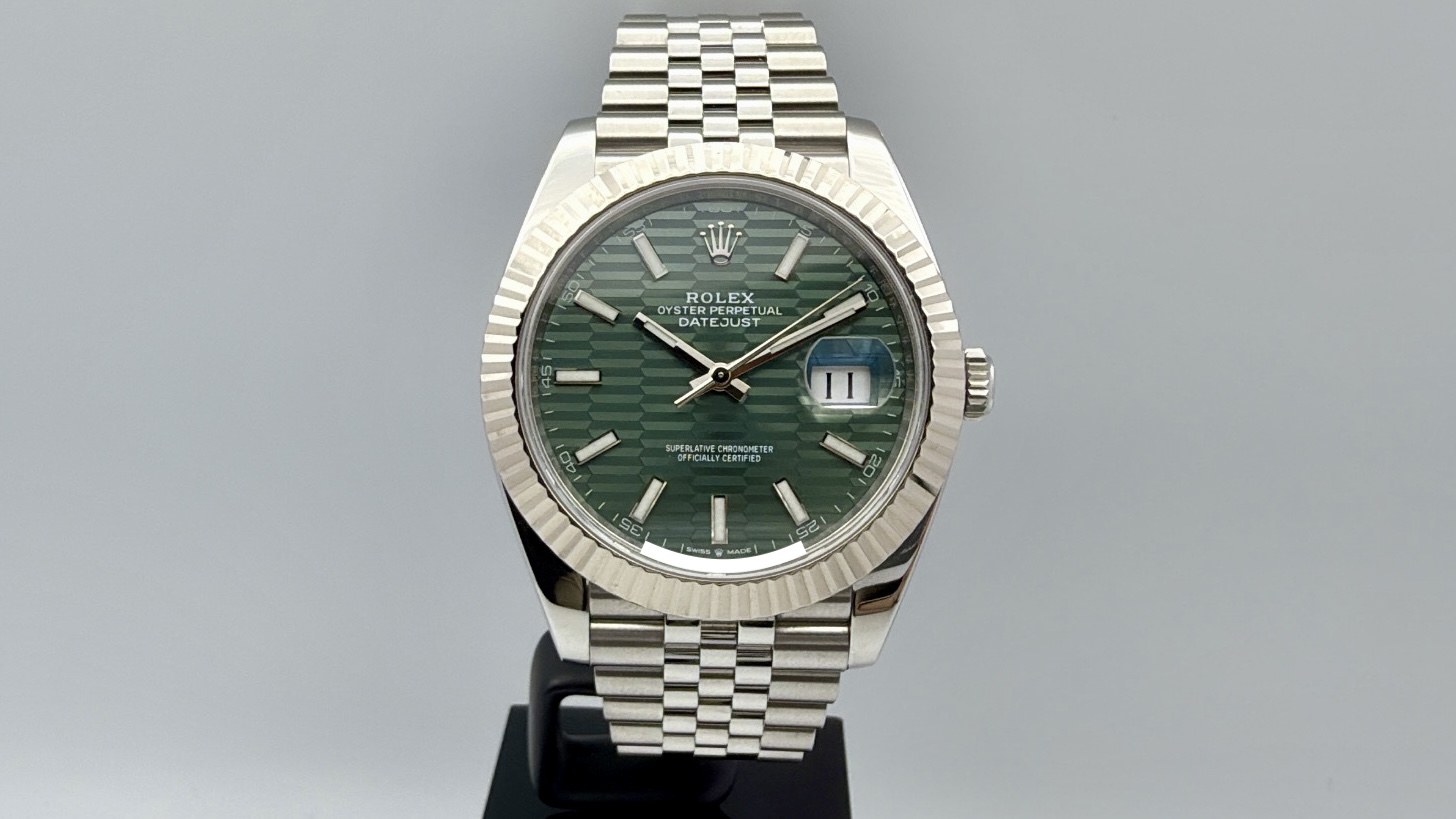 Rolex Datejust 41 Green Motif