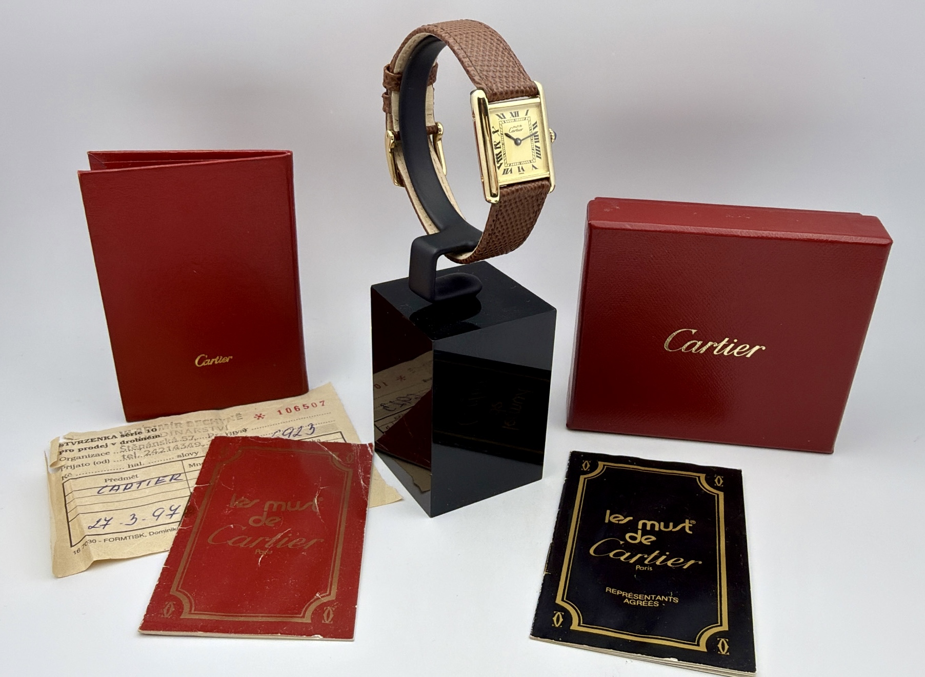 Cartier Tank Vermeil